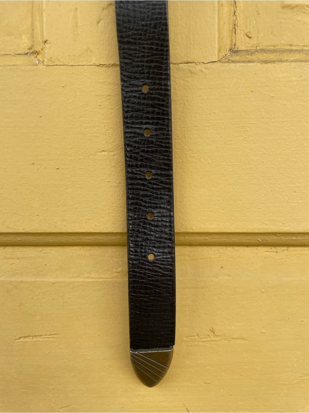 Vintage Linea Pelle Size S Black Italian Leather Western Concho Statement Belt - Picture 7 of 11